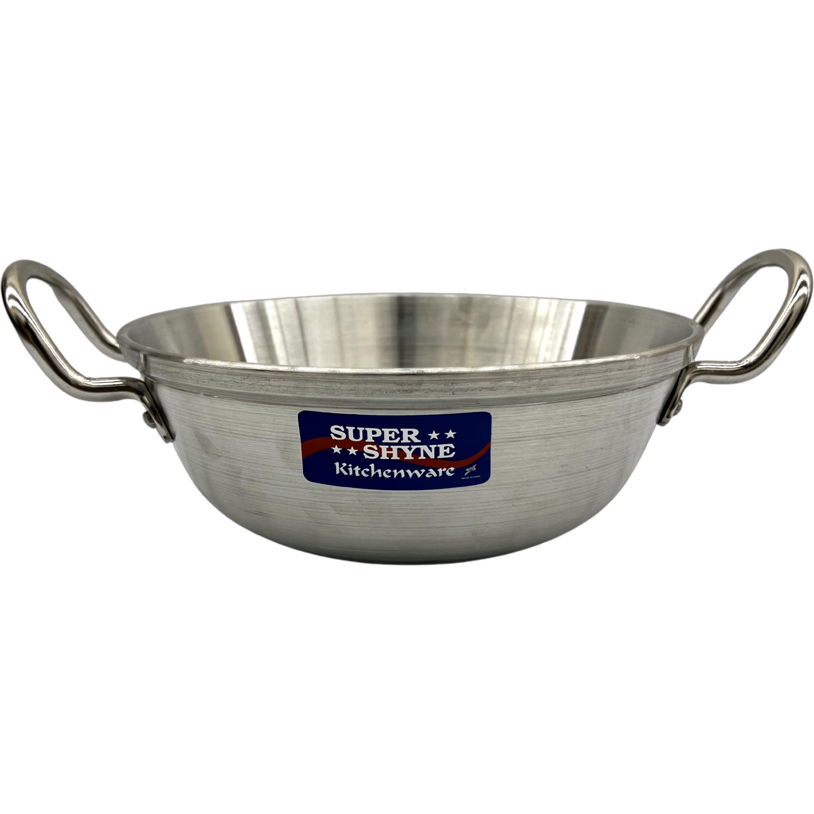 Super Shyne  Aluminum Karahi Wok - 9.25 In