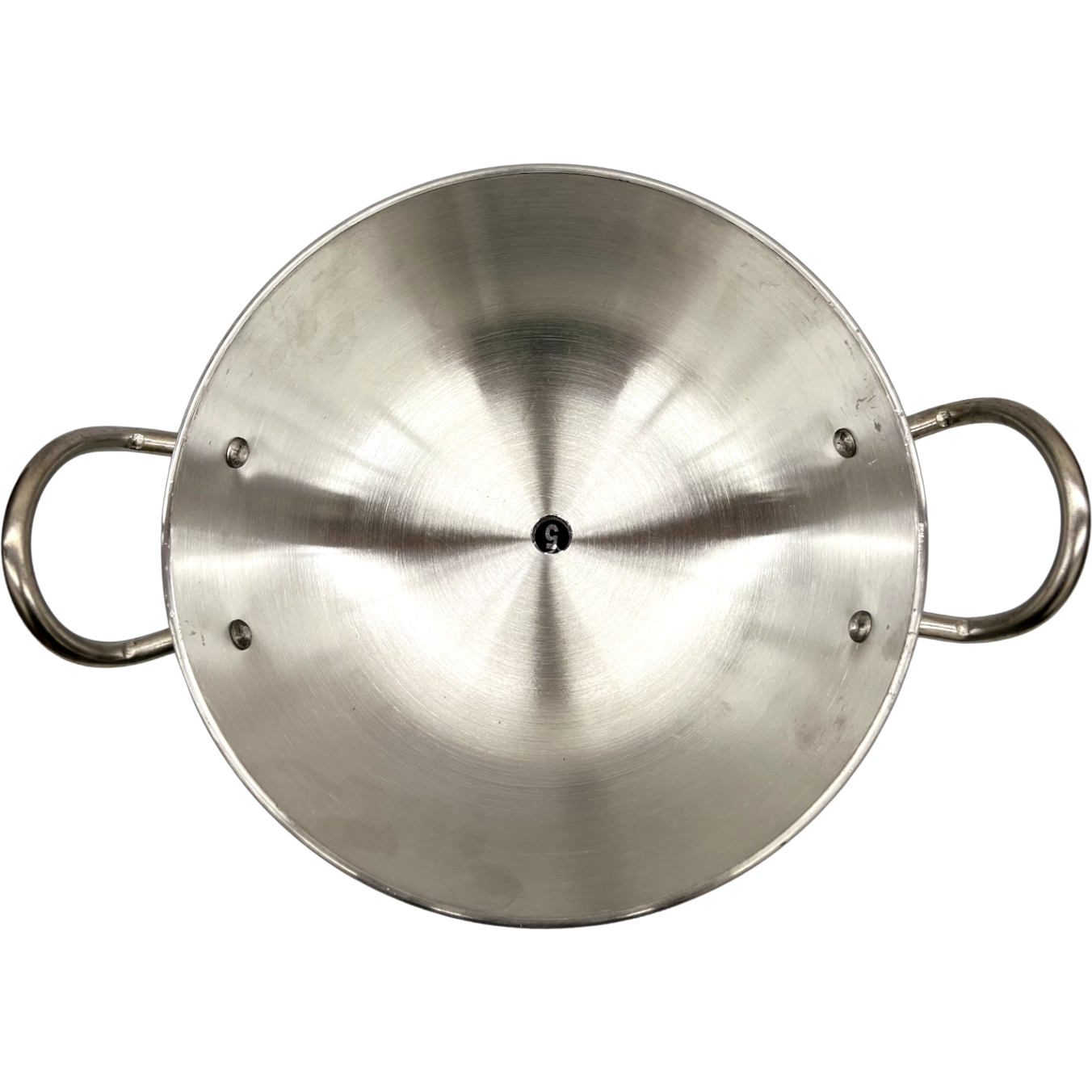 Case of 3 - Super Shyne Aluminum Karahi Wok - 11 Inch