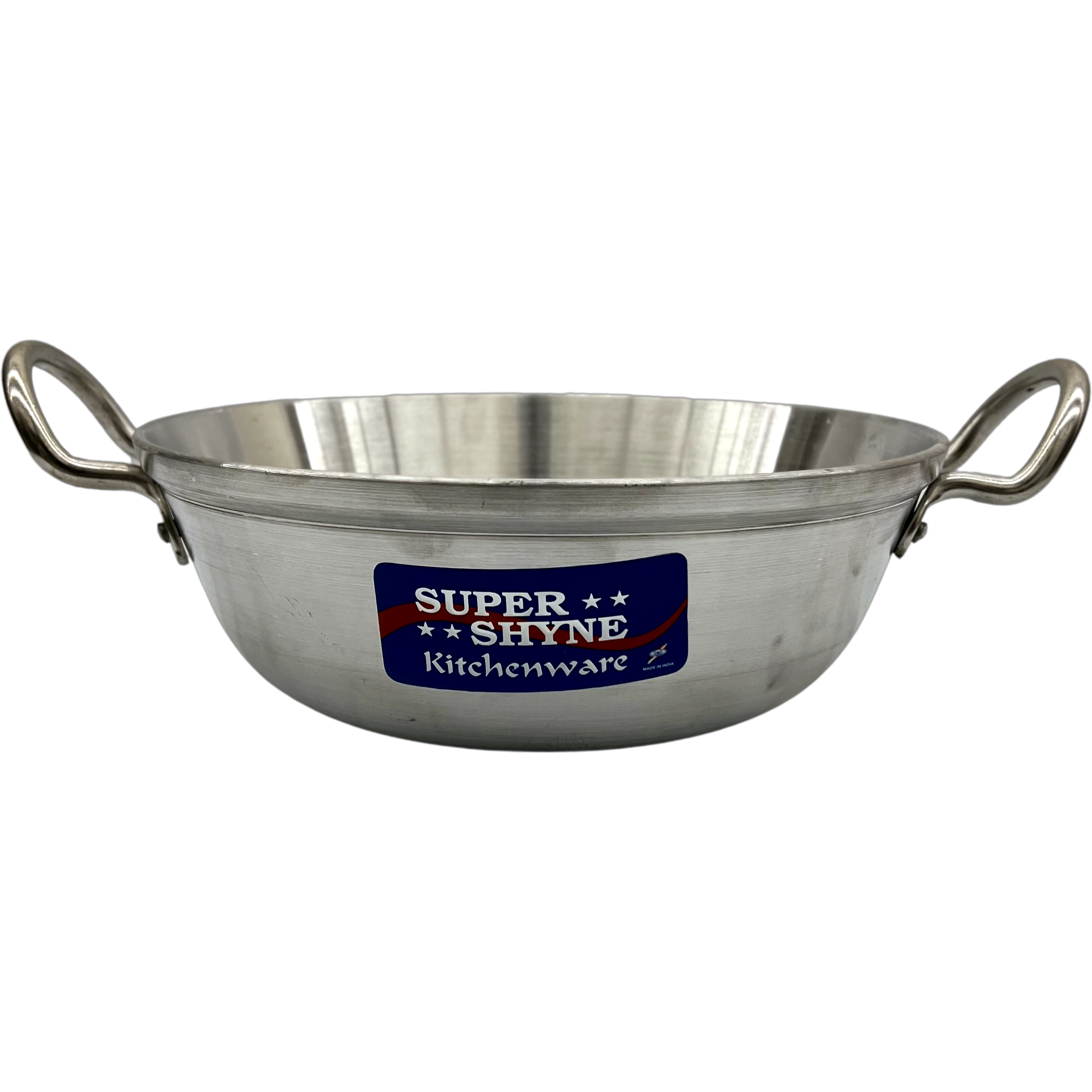 Super Shyne Aluminum Karahi Wok - 11 In