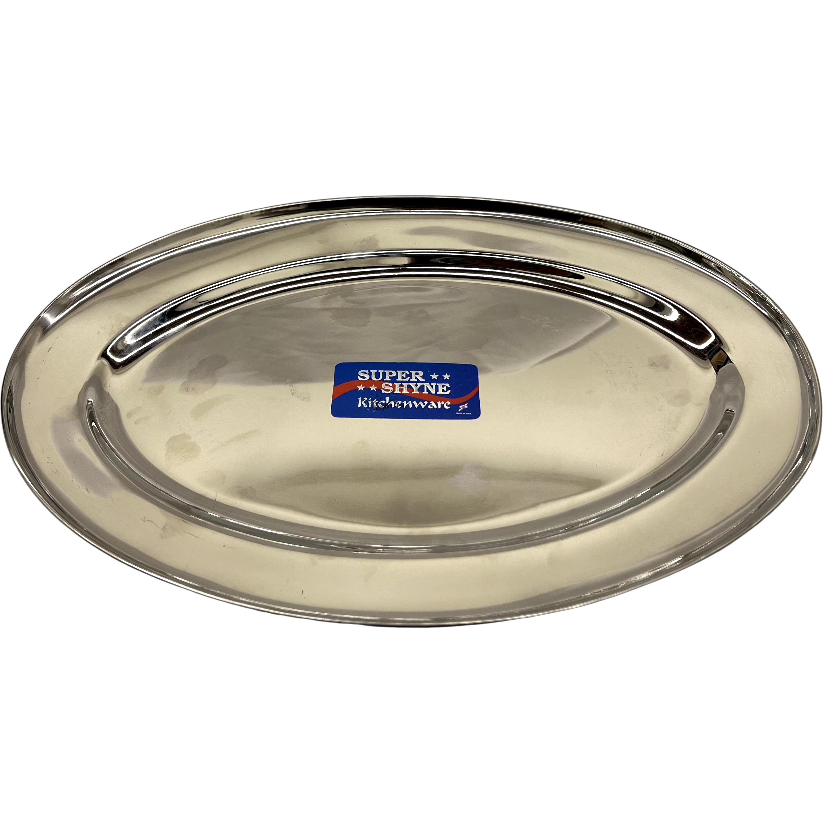 Super Shyne Oval Plate - 8.5 In X14 In