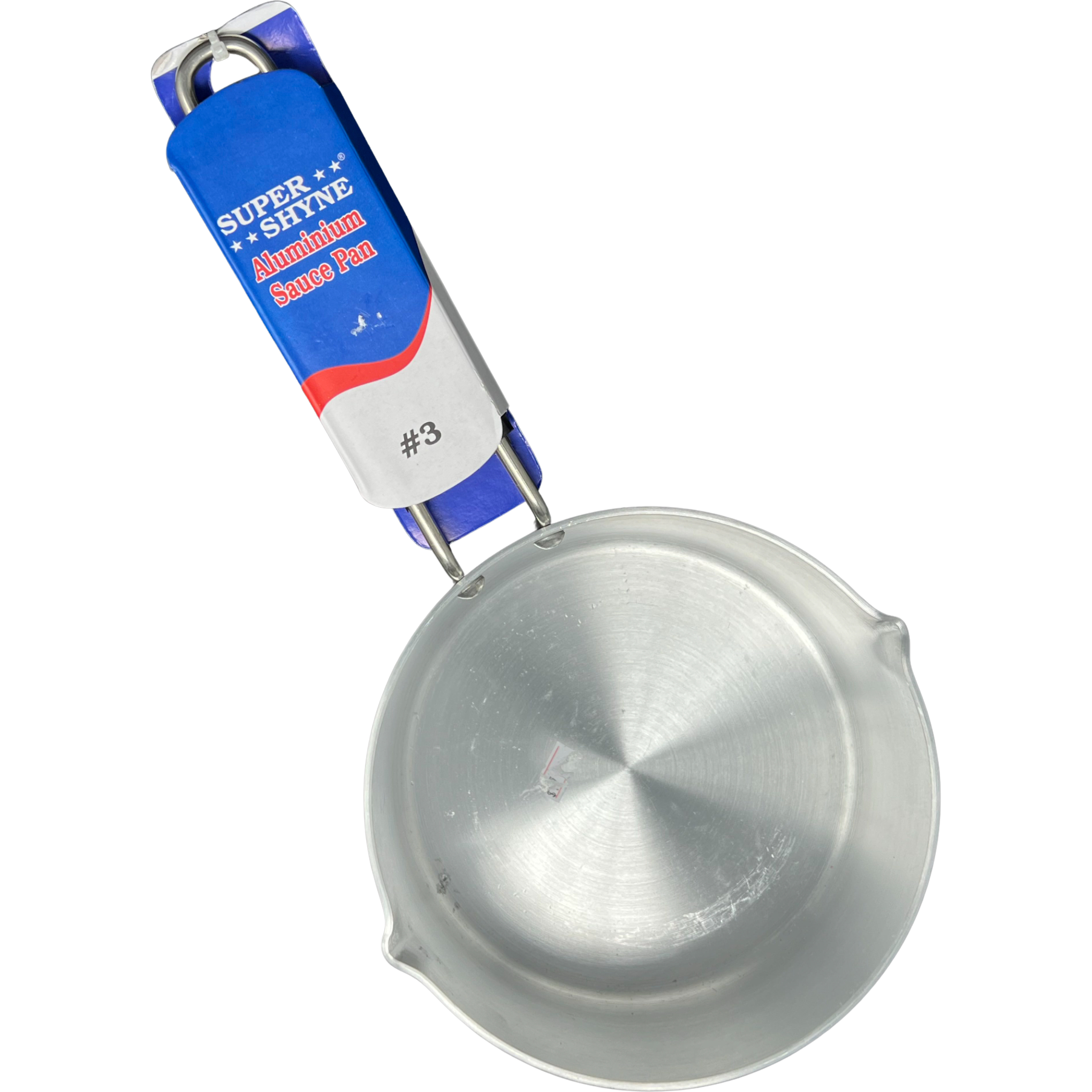 Case of 3 - Super Shyne Sauce Pan Aluminum - 7.5 Inch