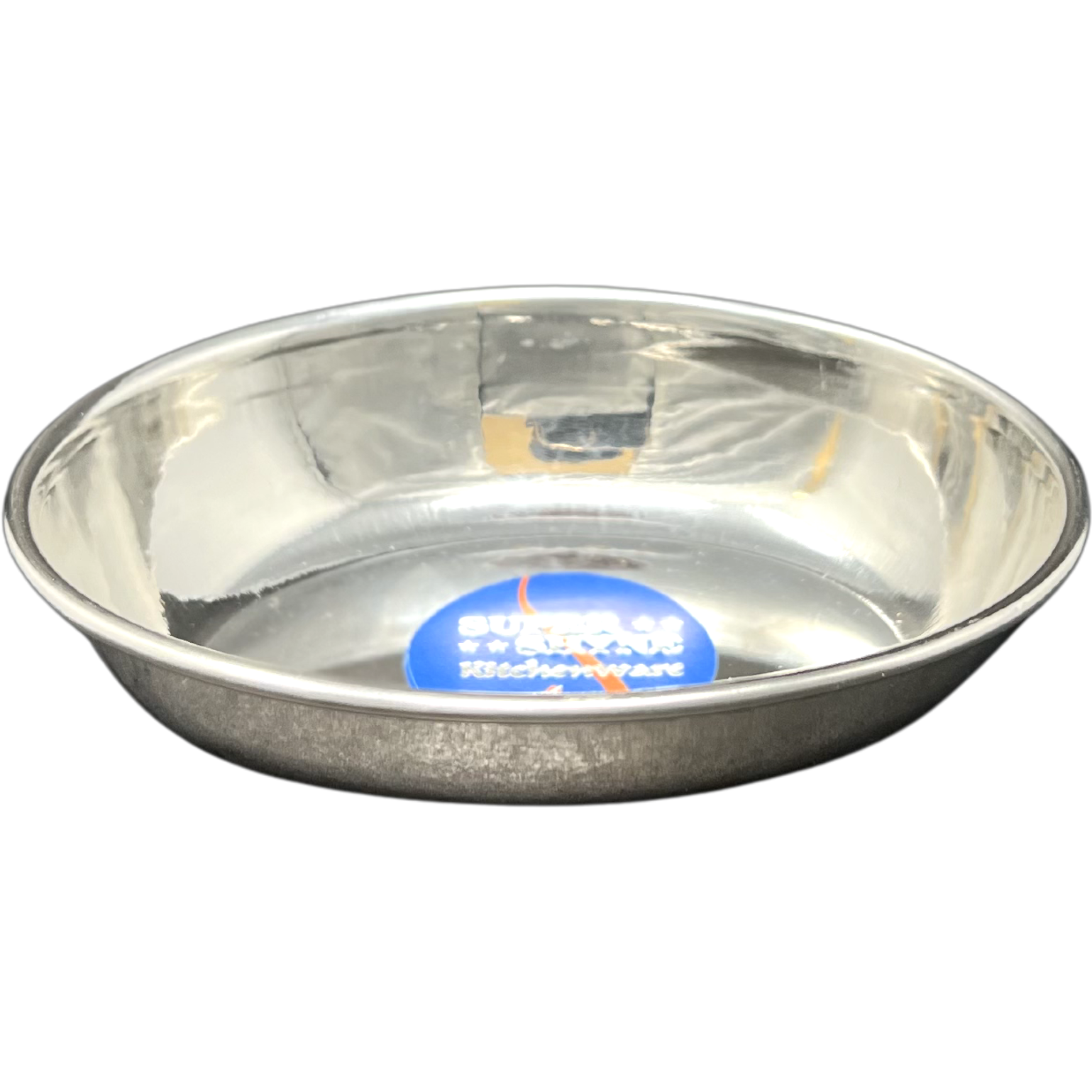 Case of 12 - Super Shyne Stainless Steel Shallow Bowl - 4 Inch