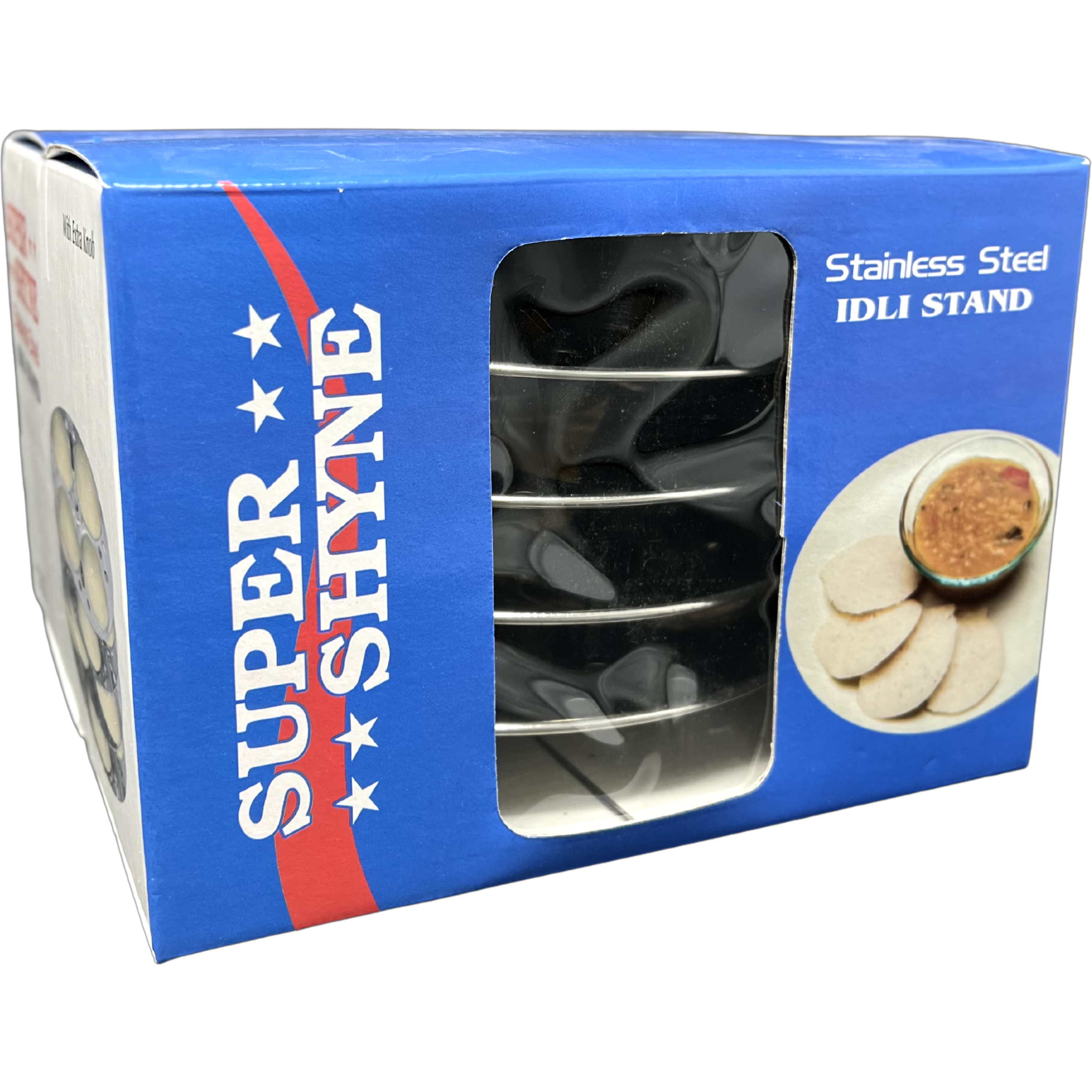 Case of 2 - Super Shyne Idli Stand 4 Plates