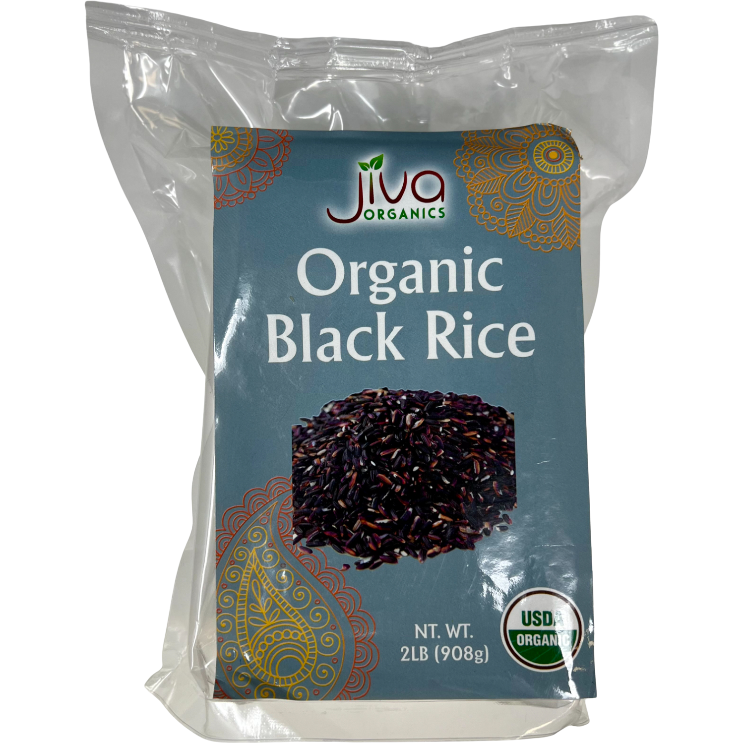 Case of 12 - Jiva Organics Organic Black Rice - 2 Lb (908 Gm)