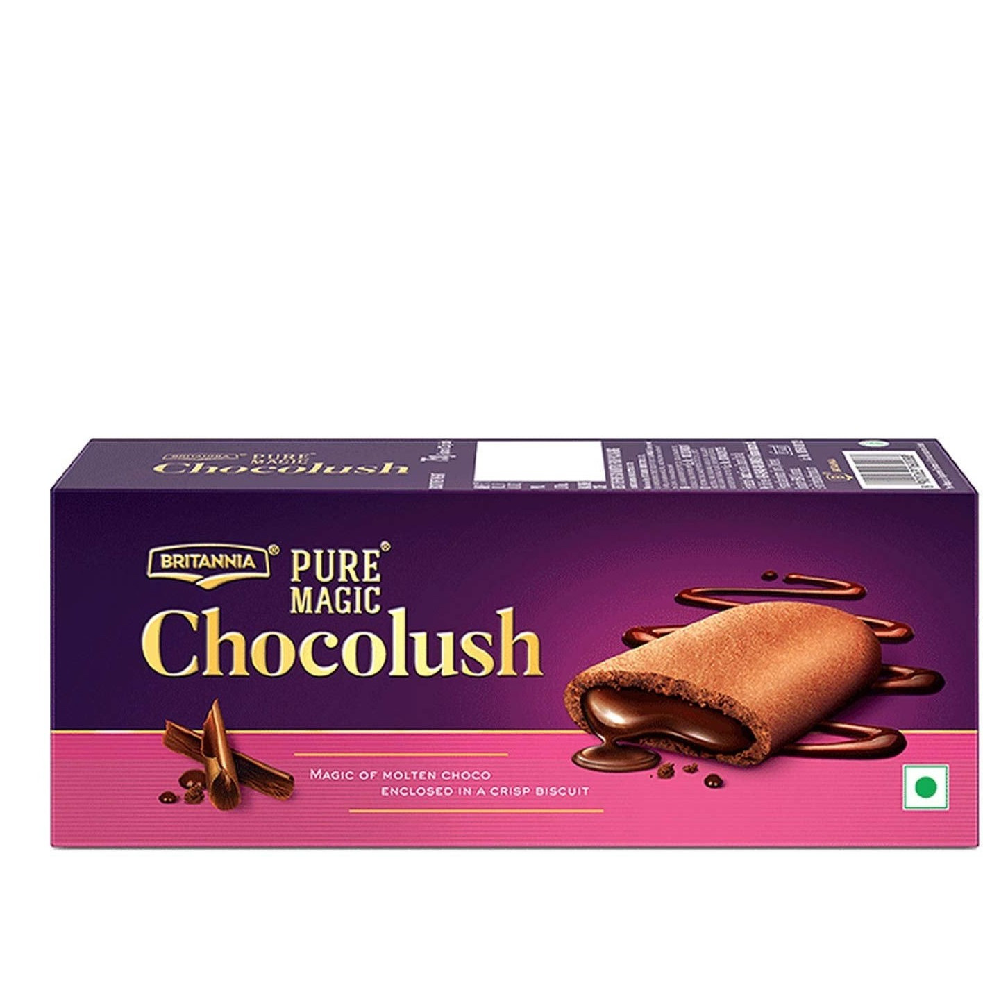 Case of 24 - Britannia Pure Magic Chocolush Biscuit - 75 Gm (2.6 Oz)