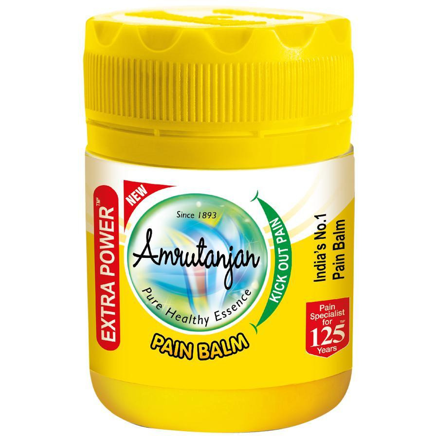 Case of 16 - Amrutanjan Pain Balm Extra Power - 50 Ml (1.7 Fl Oz)