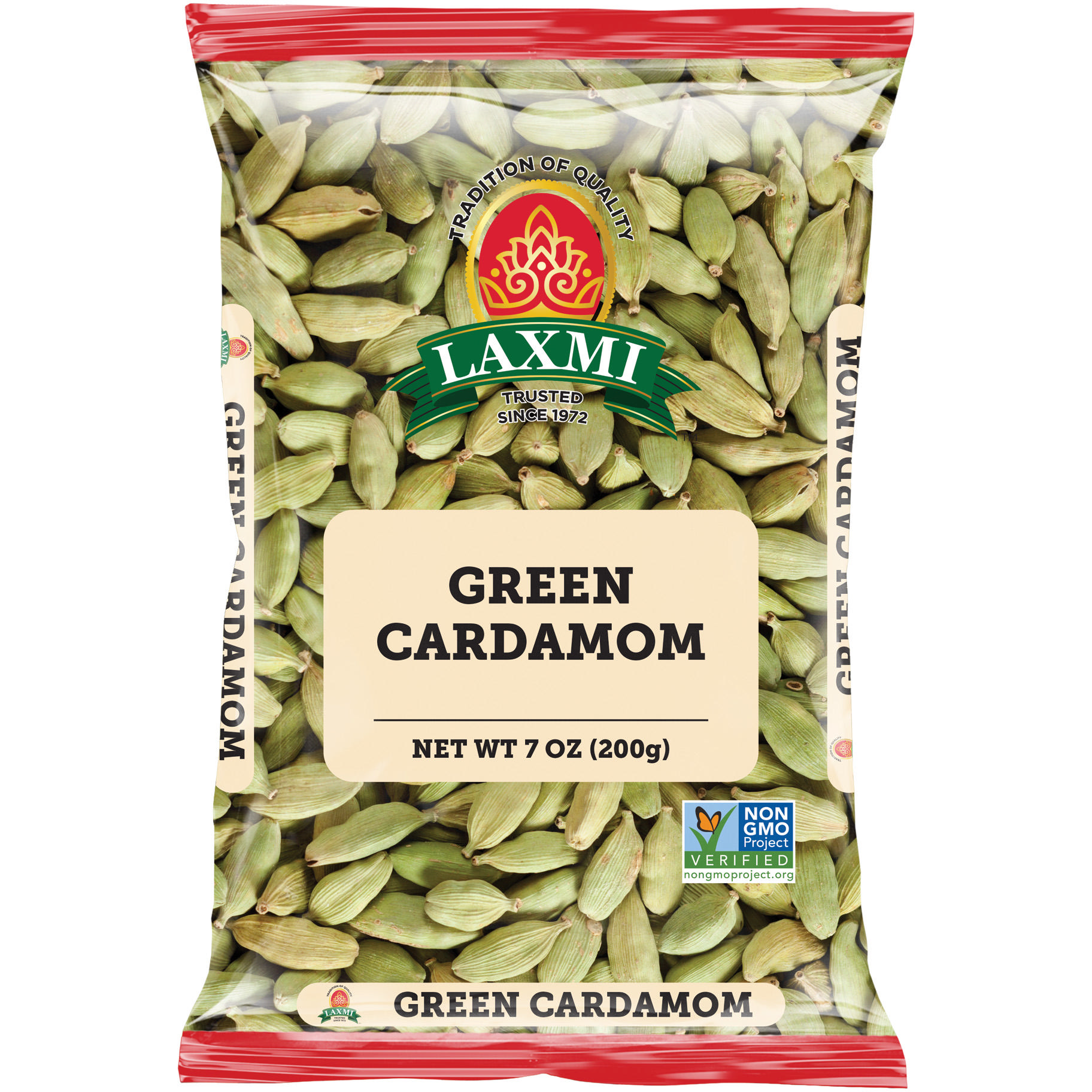 Laxmi Green Cardamom - 200 Gm (7 Oz) [50% Off]