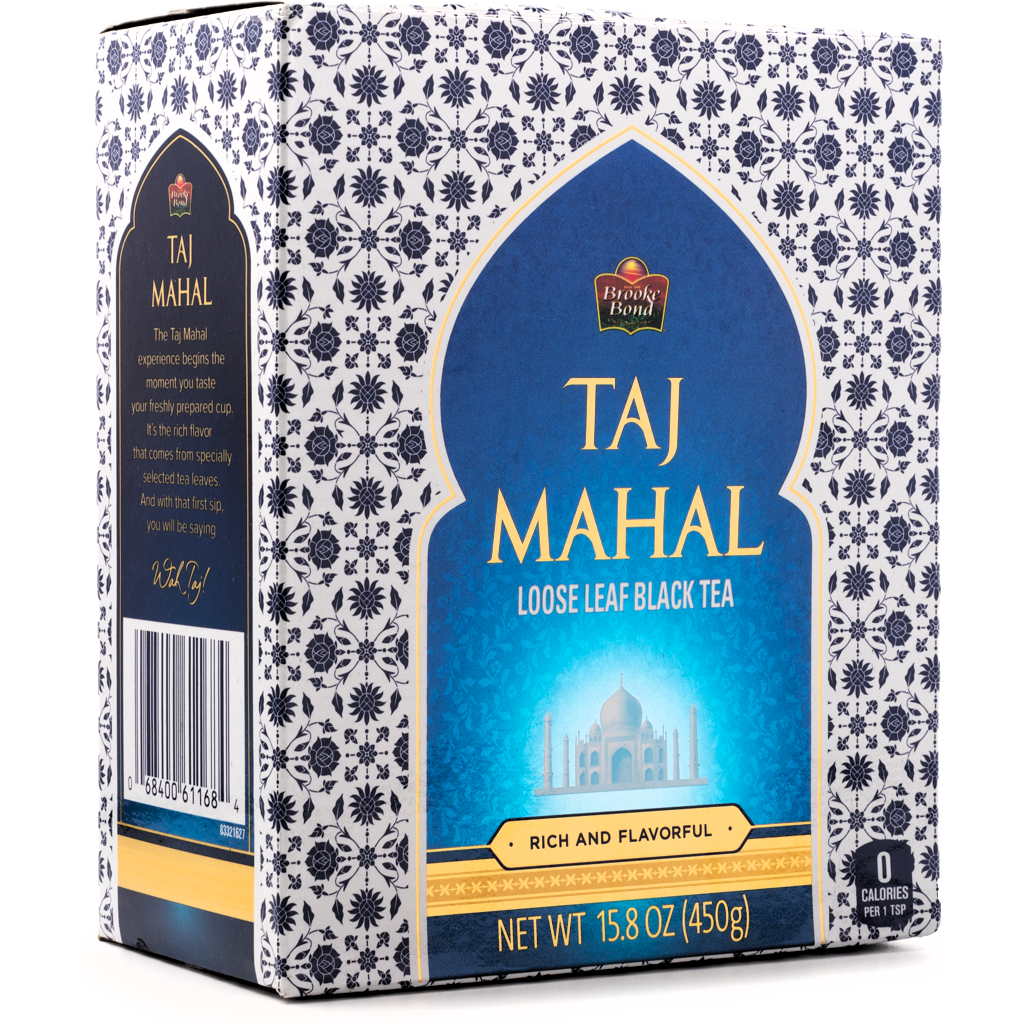 Case of 24 - Brooke Bond Taj Mahal Loose Leaf Black Tea - 450 Gm (15.8 Oz)