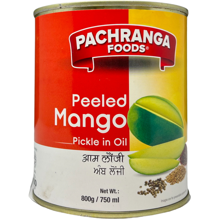Case of 12 - Pachranga Foods Mango Peeled - 750 Ml (800 Gm)