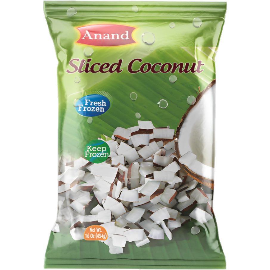 Anand Sliced Coconut - 16 Oz (453 Gm)