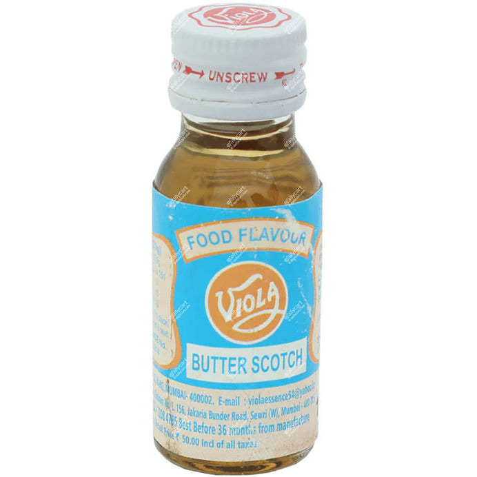 Case of 10 - Viola Food Essence Butter Scotch - 20 Ml (0.67 Fl Oz)
