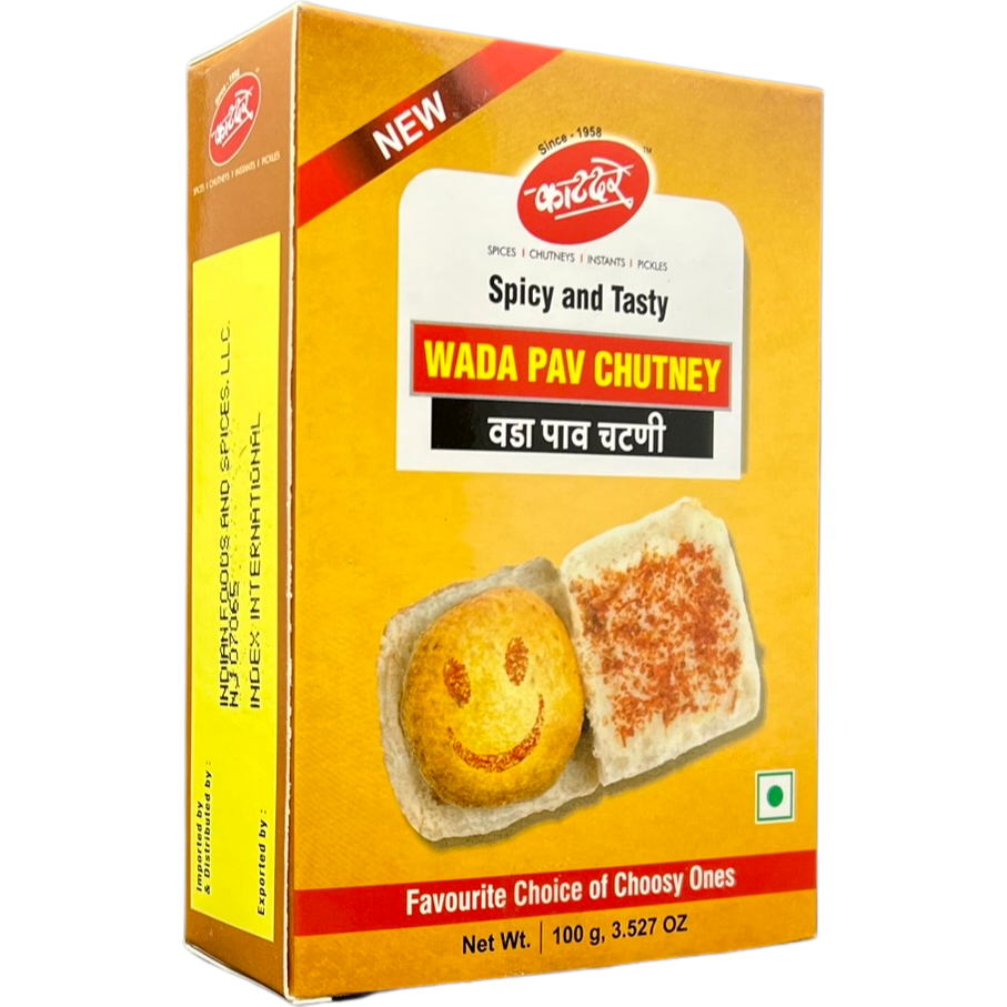 Case of 10 - Katdare Wada Pav Chutney - 100 Gm (3.5 Oz)