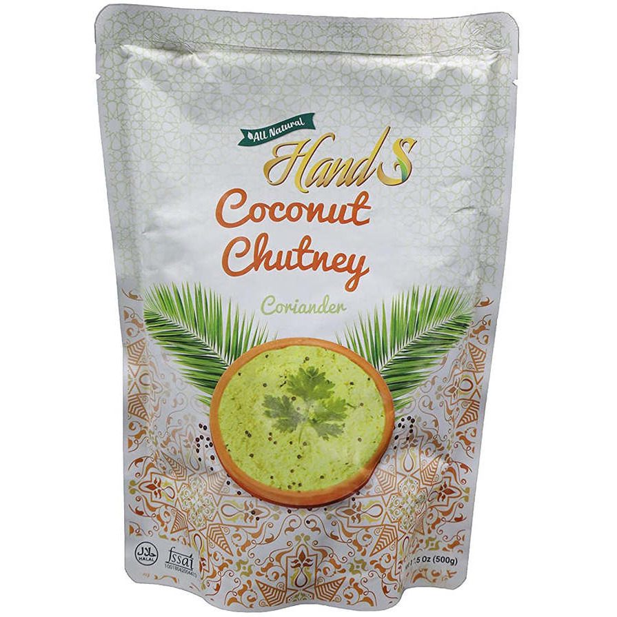 Hand's Coconut Chutney Coriander - 7 Oz (200 Gm)