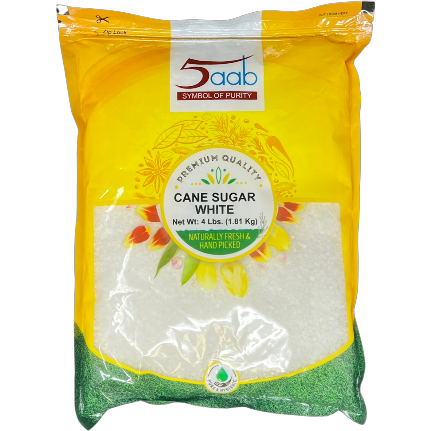 5aab Cane Sugar White - 1.81 Kg (4 Lb )