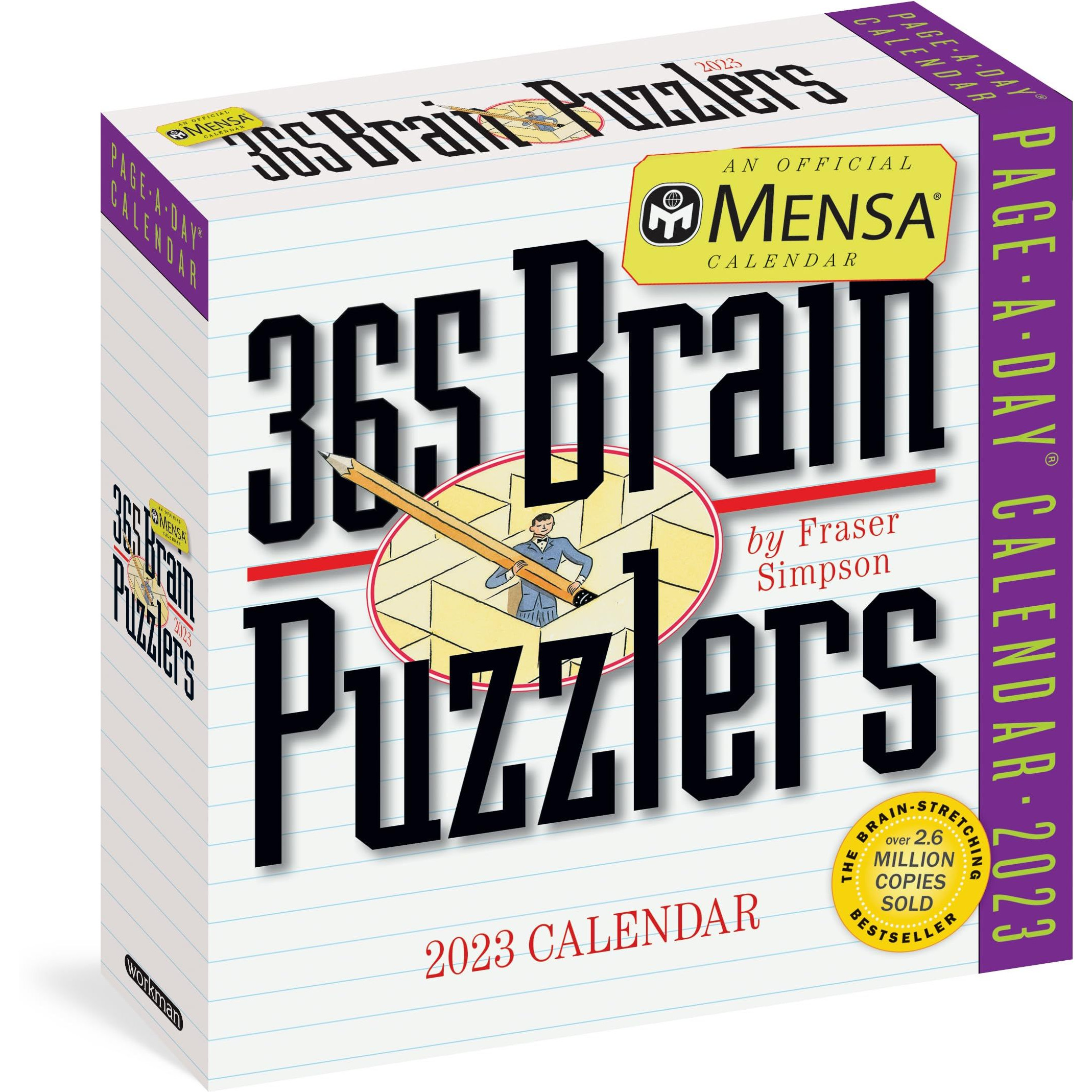 Mensa 365 Brain Puzzlers 2023 Calendar [50% Off]