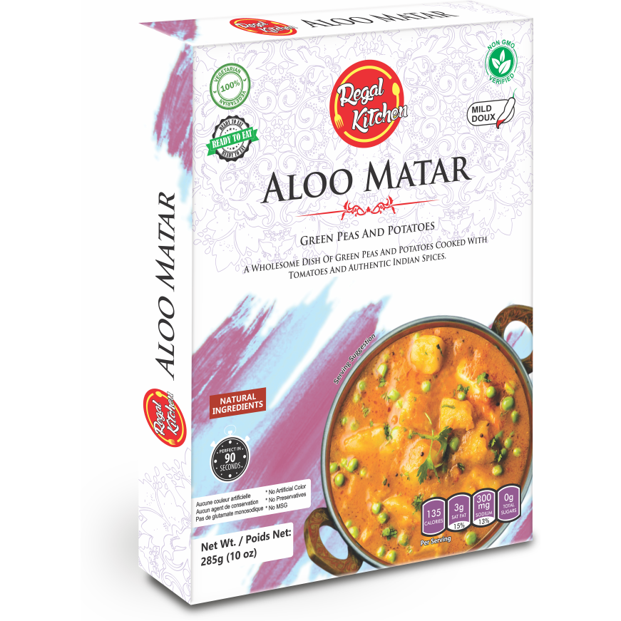 Regal Kitchen Aloo Matar - 285 Gm (10 Oz)