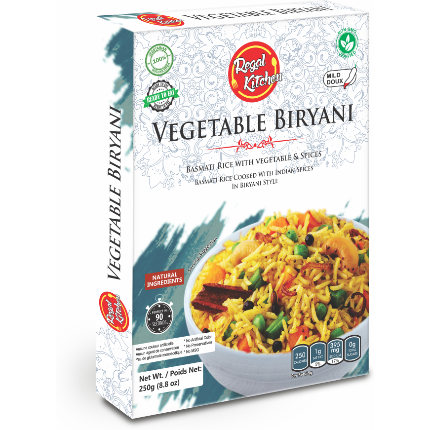 Regal Kitchen Vegetable Biryani - 285 Gm (10 Oz)