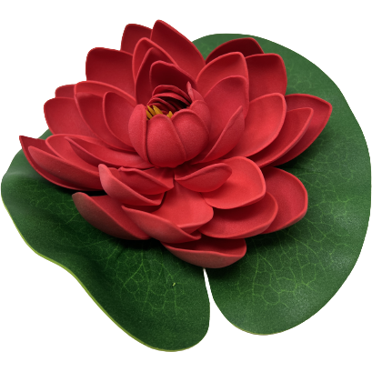 Plastic Lotus Flower Large - 8 In