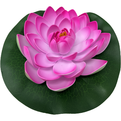 Plastic Lotus Flower Large - 8 In