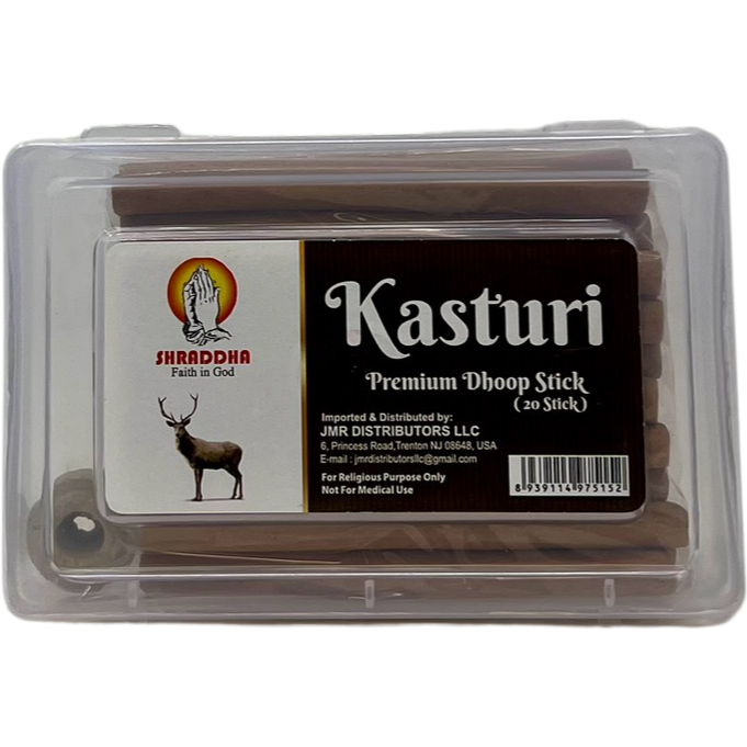 Shraddha Kasturi Premium Dhoop - 20 Pc