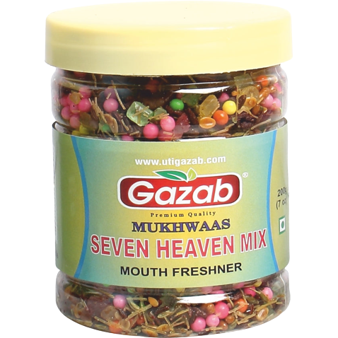 Gazab Mukhwaas Seven Heaven Mix - 7 Oz (200 Gm)