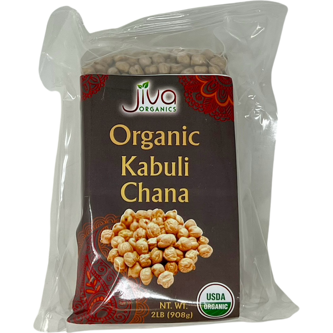Jiva Organics Organic Kabuli Chana - 908 Gm (2 LB)