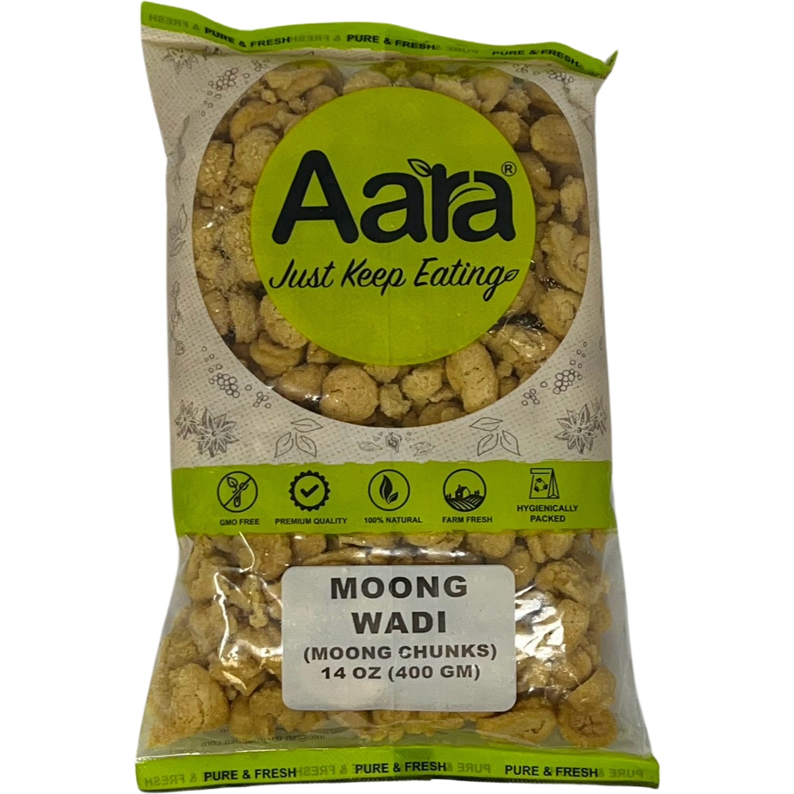 Aara Moong Wadi - 400 Gm (14 Oz)