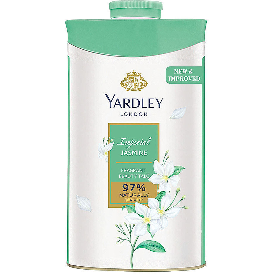 Case of 24 - Yardley London Imperial Jasmine Perfumed Talc - 100 Gm (3.5 Oz)