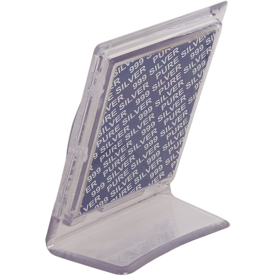 999 Pure Silver Ganesh Ji Photo Frame - 3 In x 2.5 In