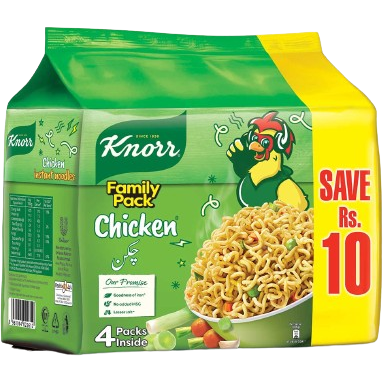 Knorr Chicken Instant Noodles Family Pack - 244 Gm (8.6 Oz)