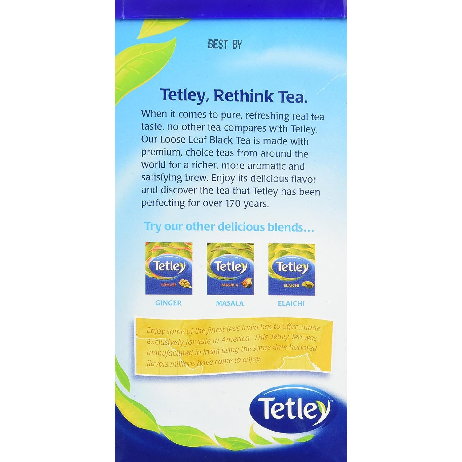 Tetley Premium Loose Leaf Black Tea - 450 Gm (15.87 Oz)