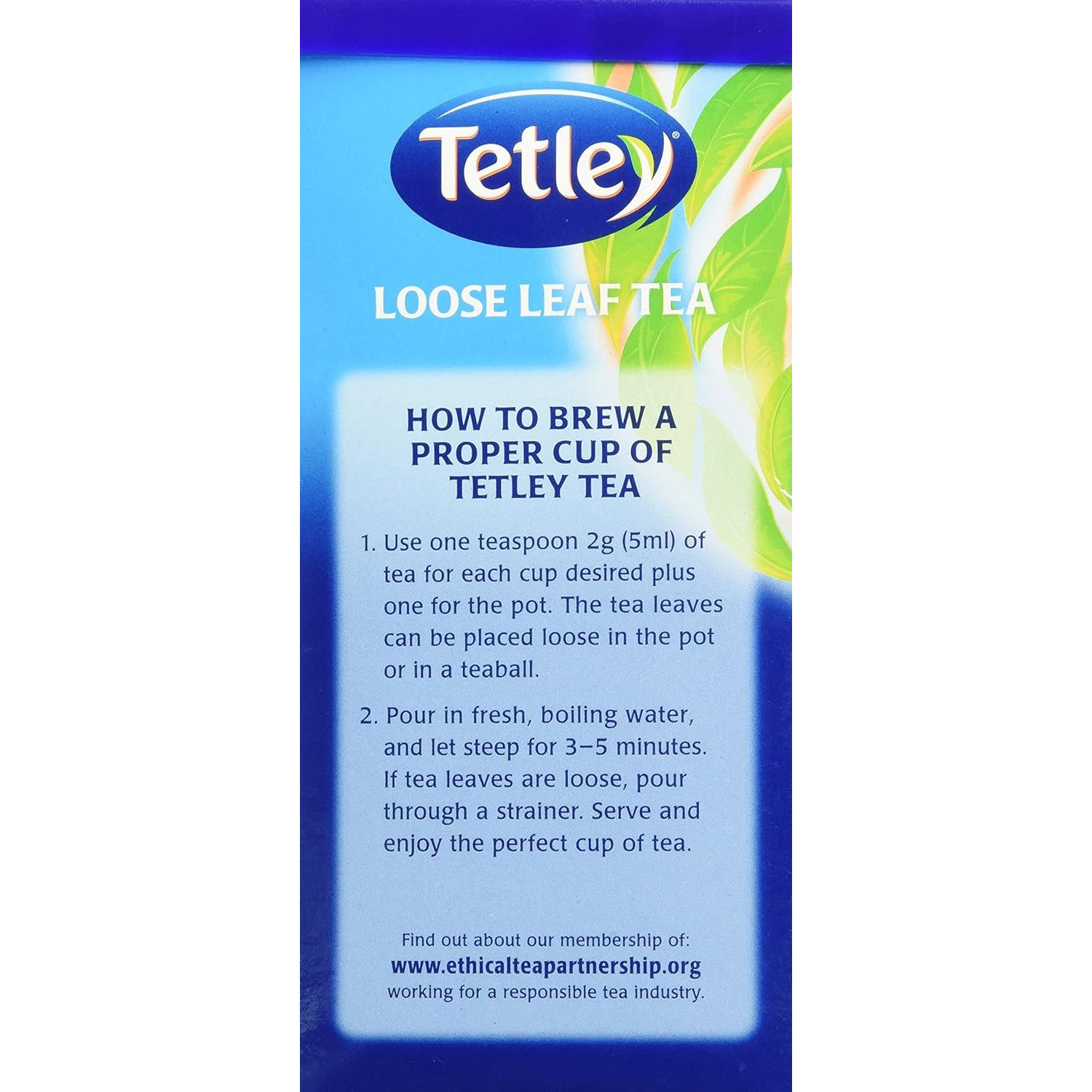 Tetley Premium Loose Leaf Black Tea - 450 Gm (15.87 Oz)