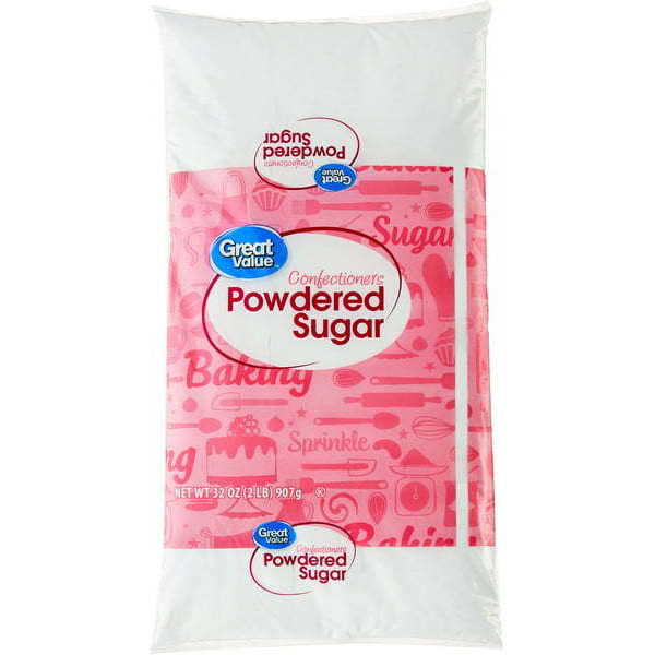 Case of 1 - Great Value Confectioners Powdered Sugar - 907 Gm (2 Lb)