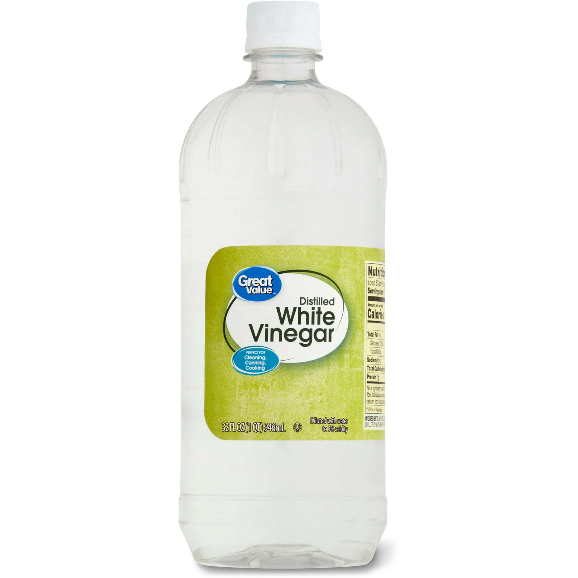 Case of 6 - Great Value Distilled White Vinegar - 32 Fl Oz (946 Ml)