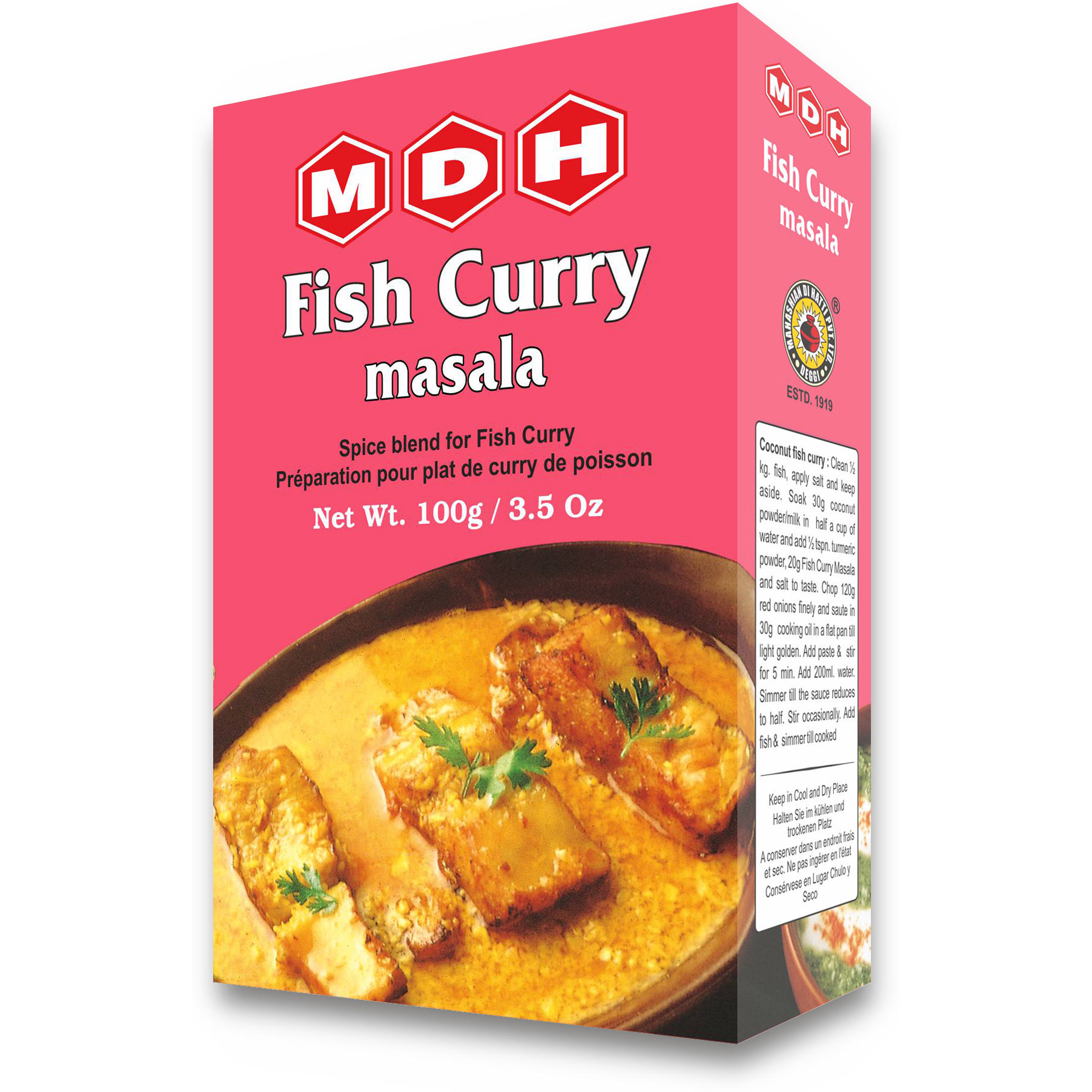 MDH Fish Curry Masala - 100 Gm (3.5 Oz)