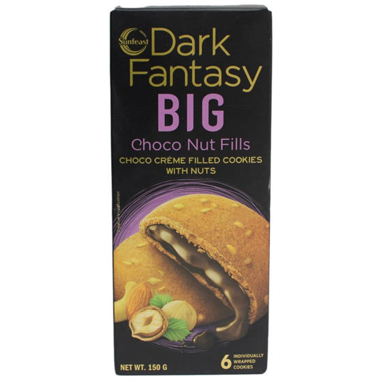 Sunfeast Dark Fantasy Big Choco Nut Fills - 150 Gm (5.29 Oz)