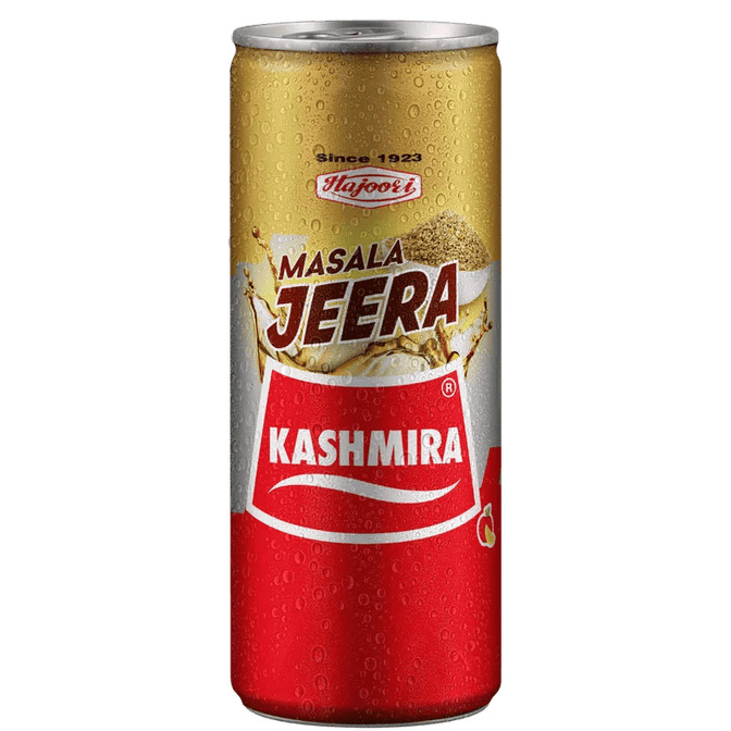 Hajoori Kashmira Masala Jeera Soda - 250 Ml (8.5 Fl Oz)