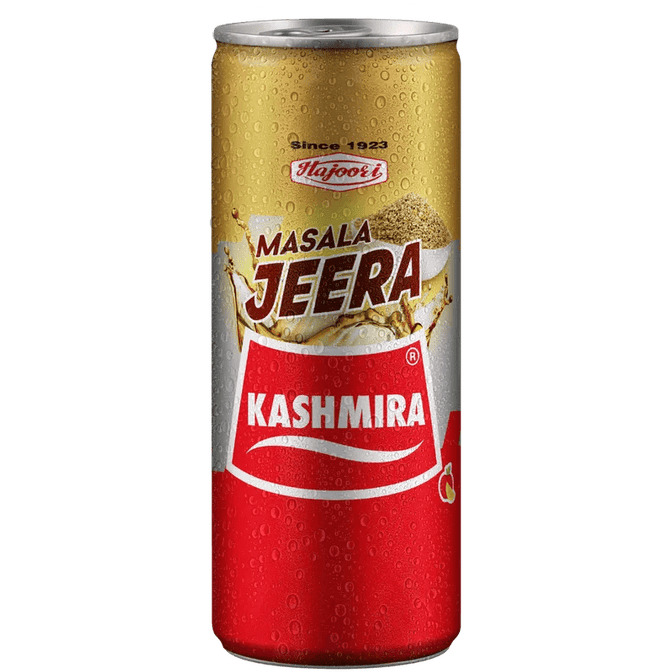 Case of 24 - Hajoori Kashmira Masala Jeera Soda - 250 Ml (8.5 Fl Oz)