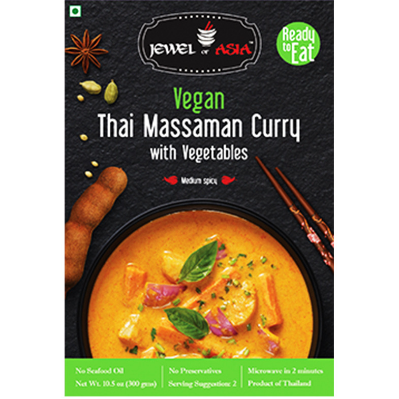 Case of 12 - Jewel Of Asia Vegan Thai Massaman Curry With Vegetables - 300 Gm (10.58 Oz)