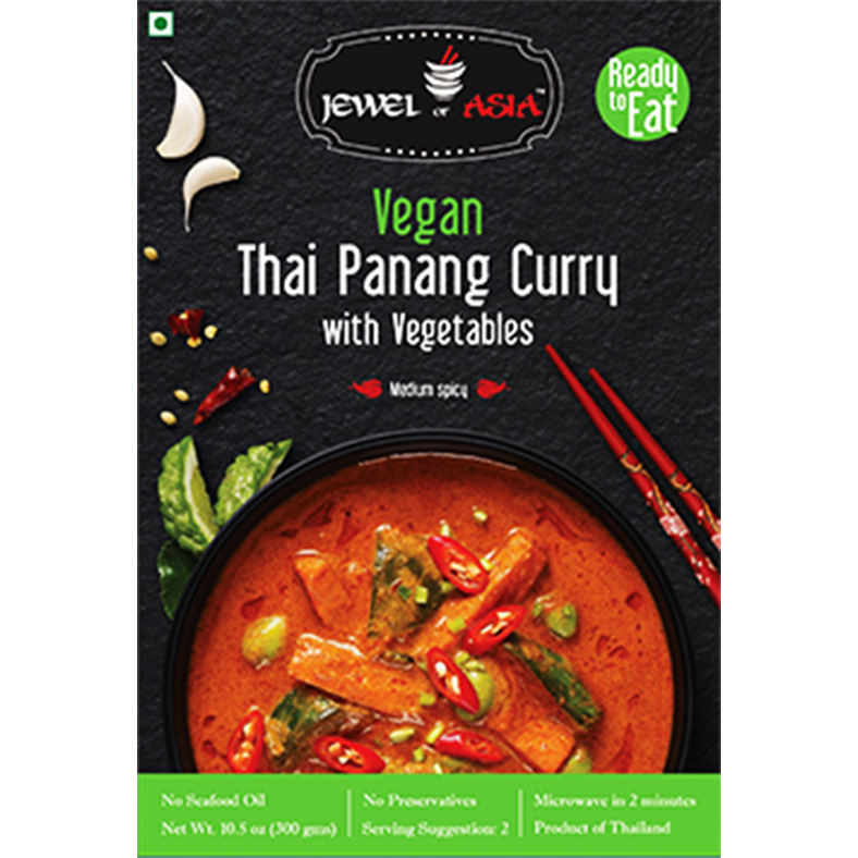 Case of 12 - Jewel Of Asia Vegan Thai Panang Curry With Vegetables - 300 Gm (10.58 Oz)
