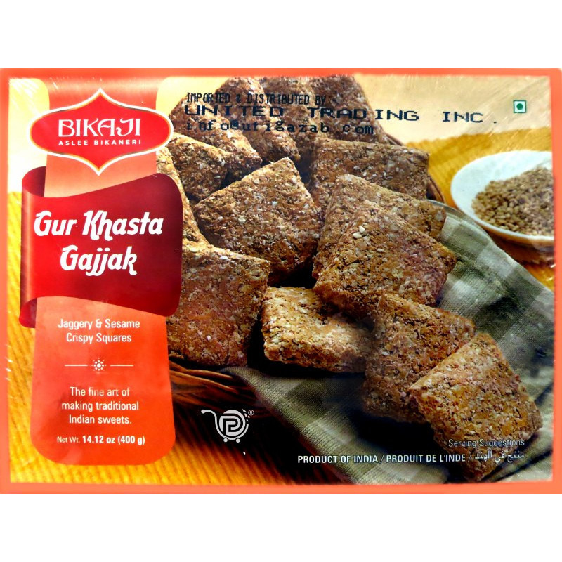 Bikaji Gur Khasta Gajjak - 400 Gm (14.12 Gm)