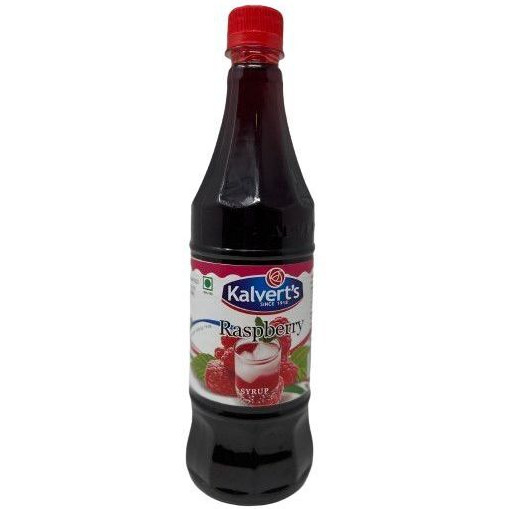 Case of 12 - Kalvert's Rasberry Syrup - 700 Ml (23.66 Fl Oz)