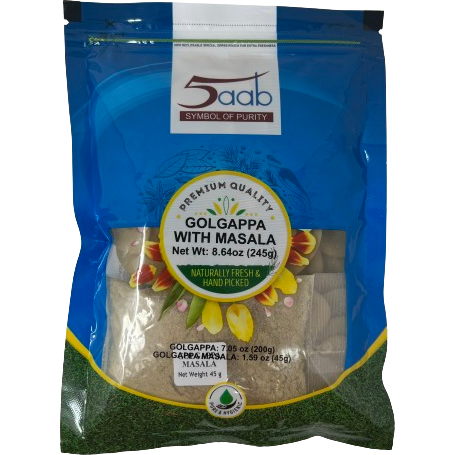 5aab Unfried Pani Puri Ready To Fry With Masala - 200 Gm (7 Oz)