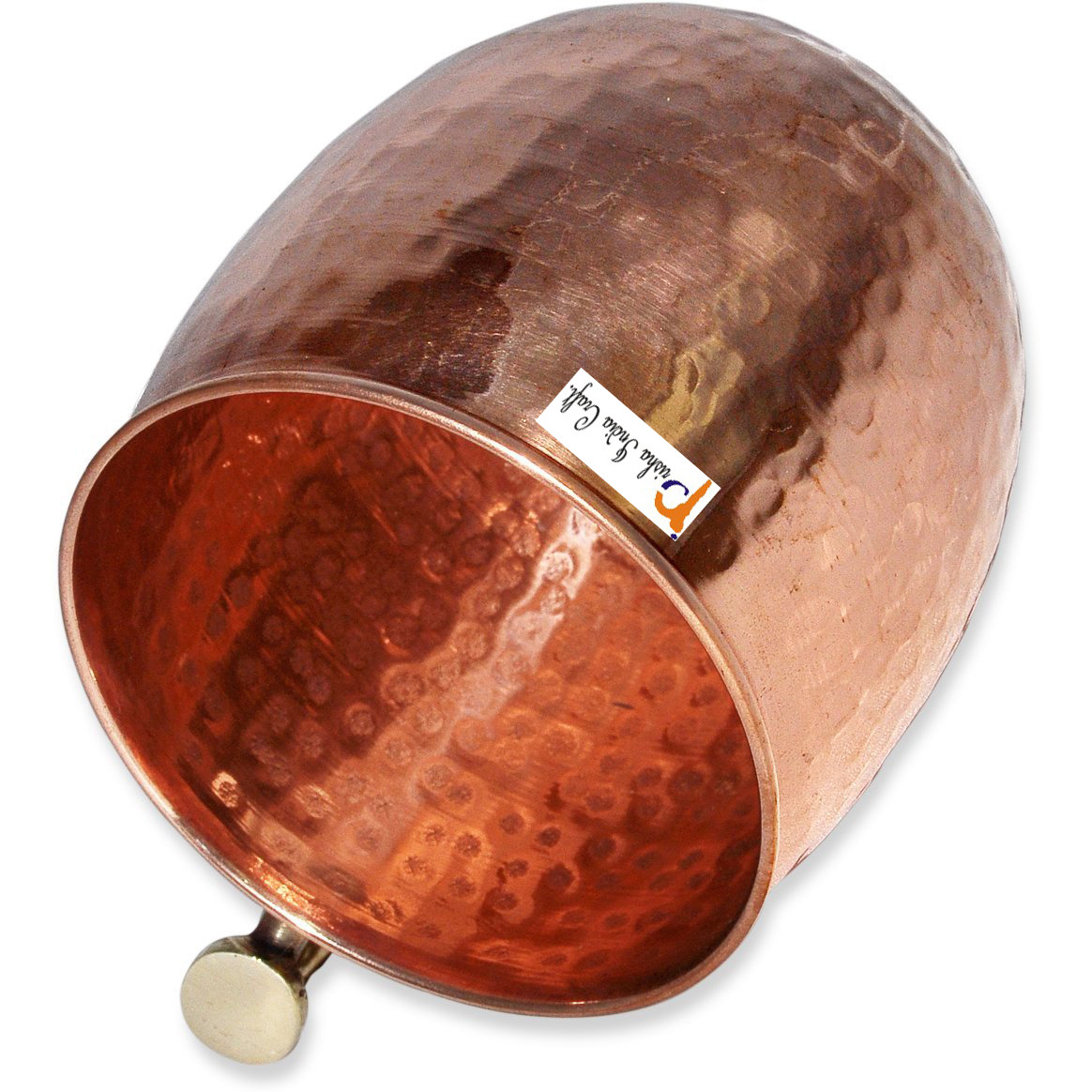 Set of 6 - Prisha India Craft B. Copper Mug for Moscow Mules 550 ML / 18 oz Pure Copper Mug Mule Cup, Moscow Mule Cocktail Cup, Copper Mugs, Cocktail Mugs