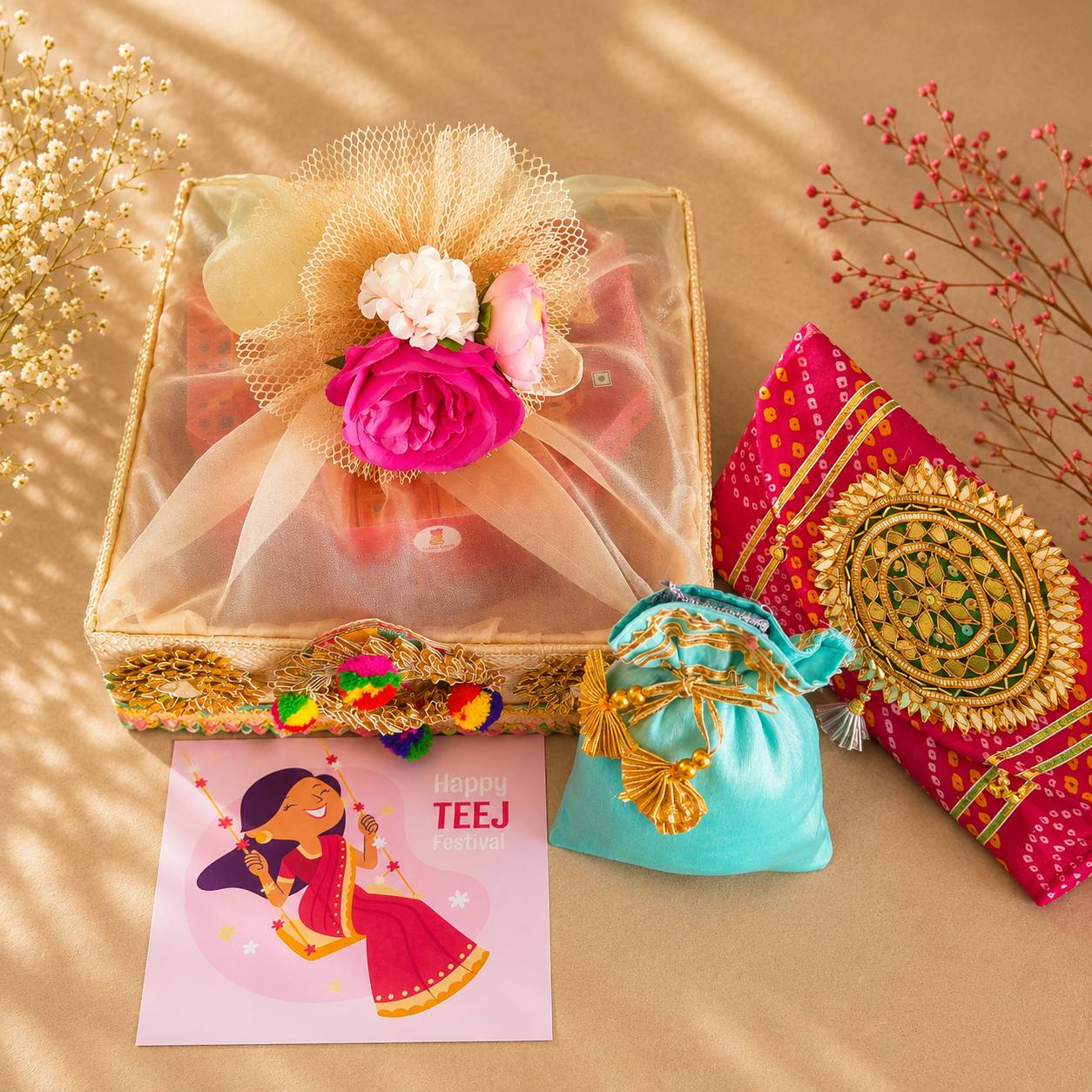 Teej Gift Hamper 2800g