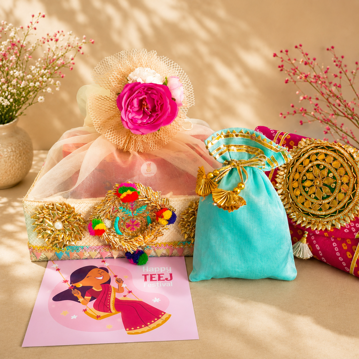 Teej Gift Hamper 2800g