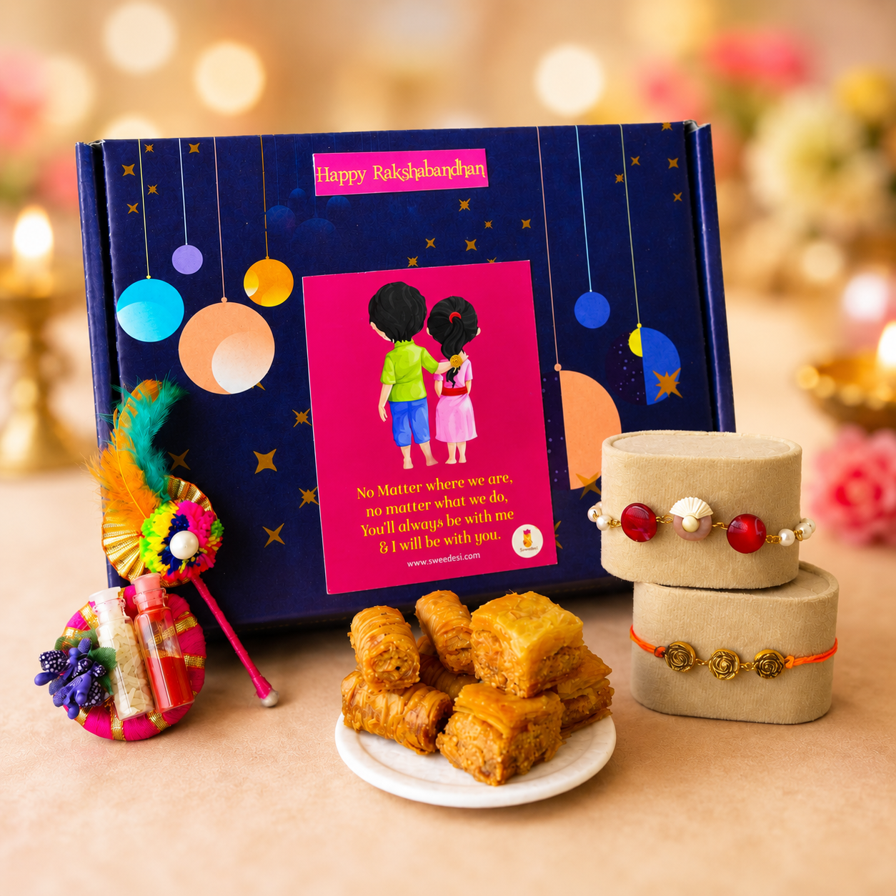 Bandhan Bhai - Bhabhi Rakhi Hamper 22