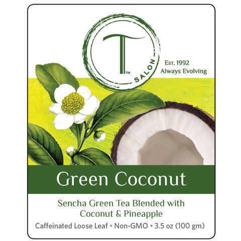 Green Tea With Coconut - 3.5 Oz (100 Gm)