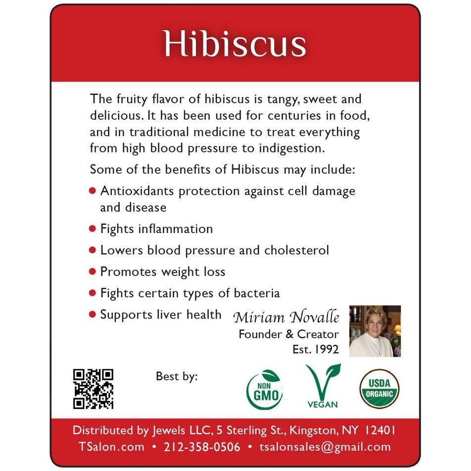 Dried Hibiscus Flower Petals - 4 Oz (113.4 Gm)