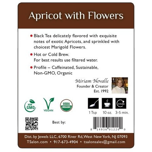 Apricot With Flowers - 3.5 Oz (100 Gm)
